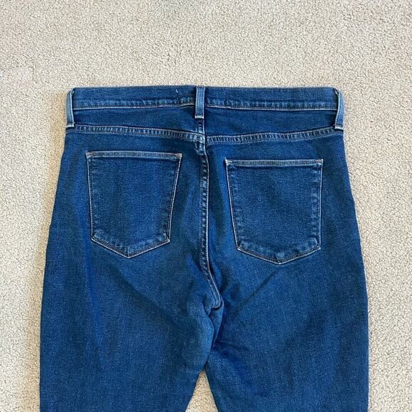 Gap 1969 True Skinny High Rise Jeans Dark Wash Blue Womens Size 31R - Picture 6 of 7